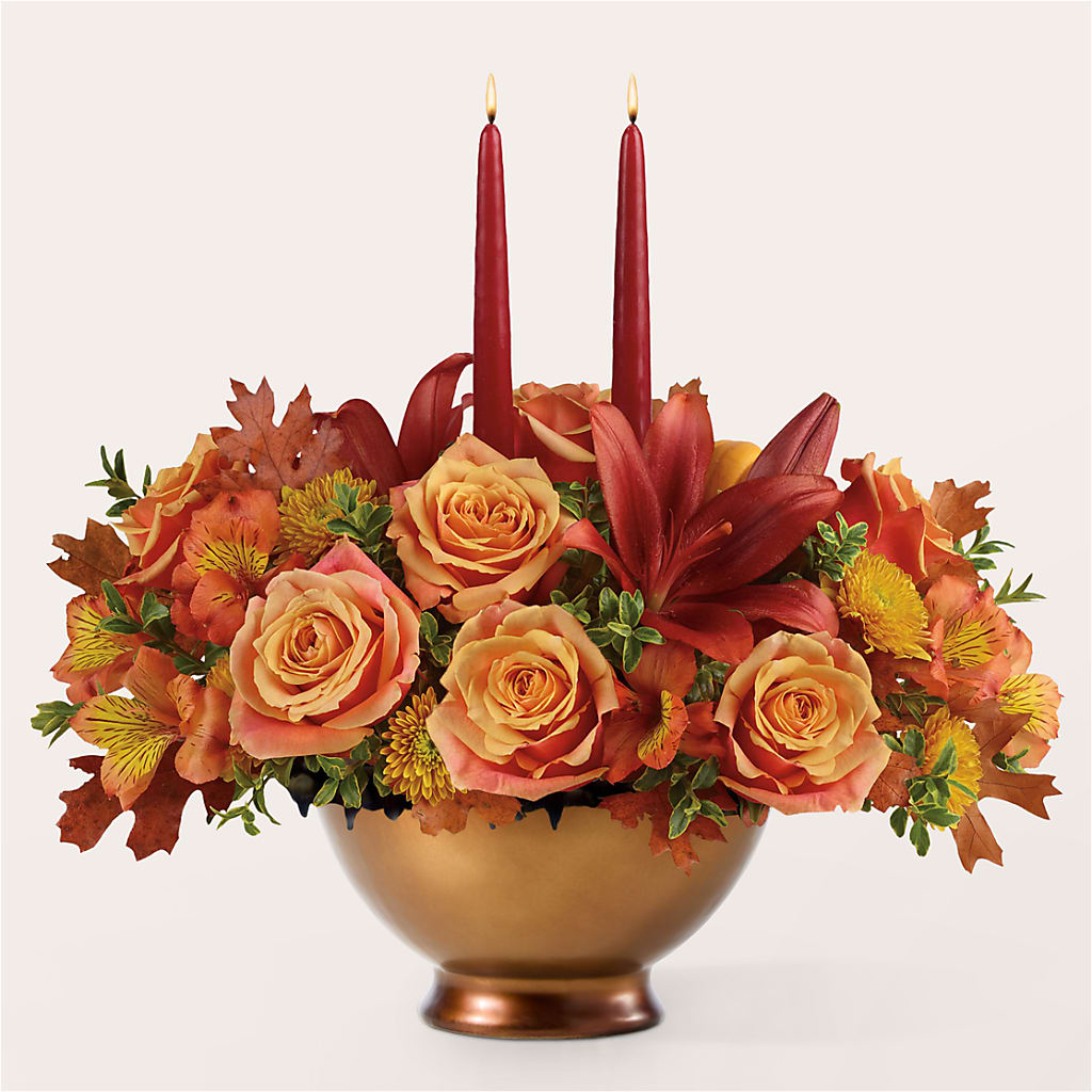 Harvest Table Centerpiece – YOUNG'S GREENHOUSE & FLOWER SHOP, Fort Wayne IN