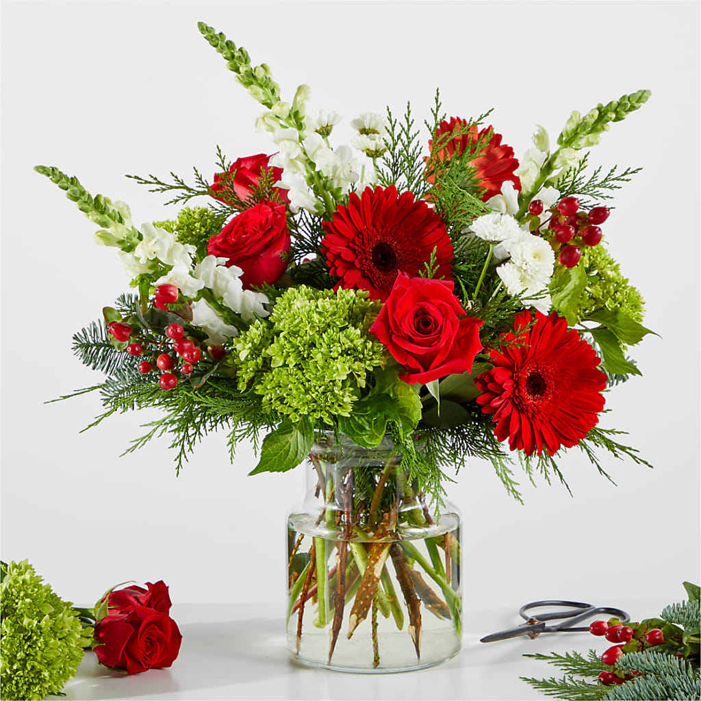 Merry Moment Bouquet – A Florist Original – YOUNG'S GREENHOUSE & FLOWER SHOP, Fort Wayne IN