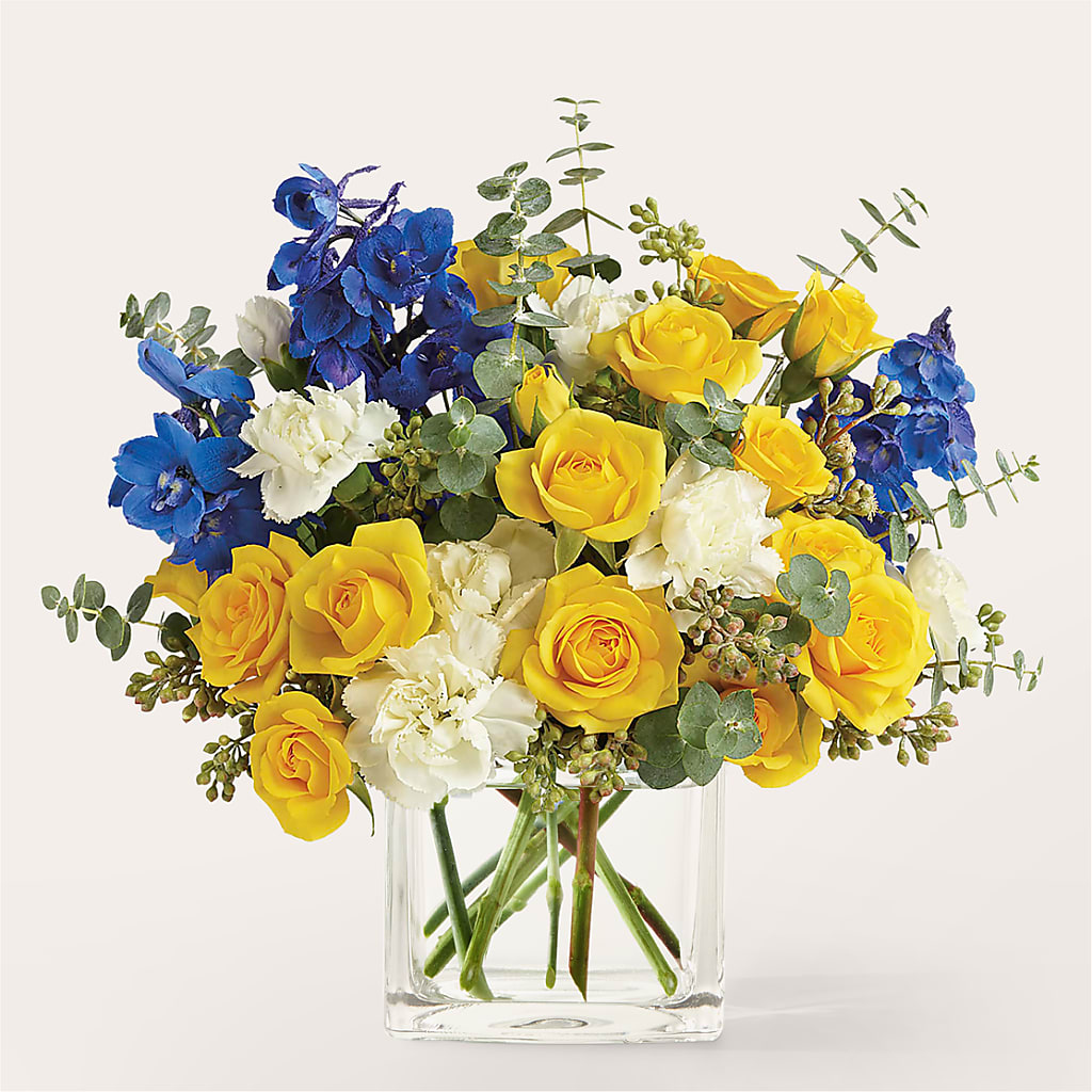 Sparkling Citrine Bouquet – YOUNG'S GREENHOUSE & FLOWER SHOP, Fort Wayne IN