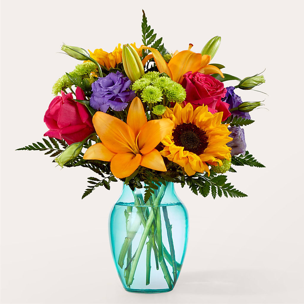 Double Rainbow Bouquet – YOUNG'S GREENHOUSE & FLOWER SHOP, Fort Wayne IN