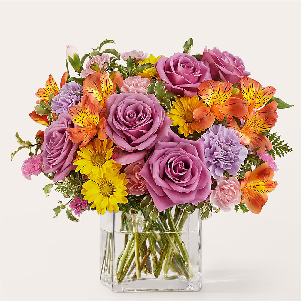 Shades of Happiness Bouquet – YOUNG'S GREENHOUSE & FLOWER SHOP, Fort Wayne IN
