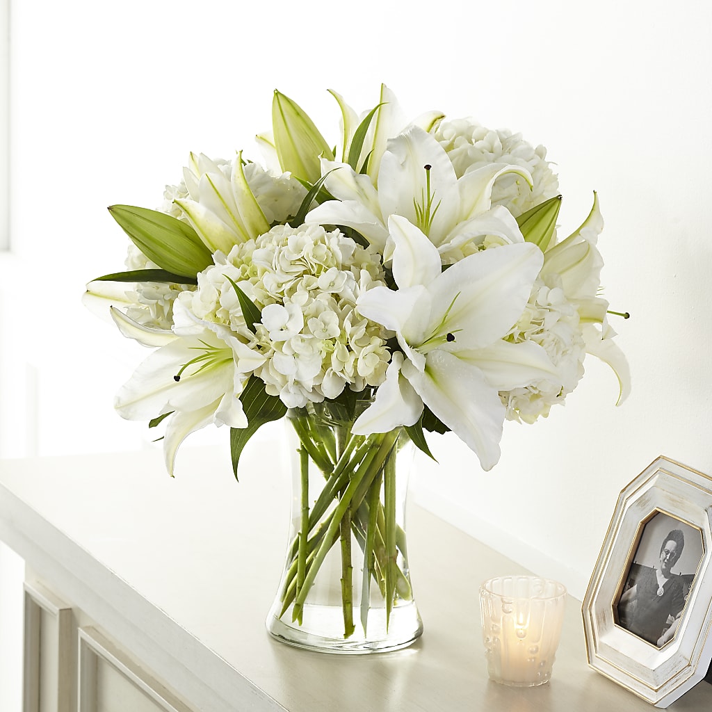 Compassionate Lily Bouquet – YOUNG'S GREENHOUSE & FLOWER SHOP, Fort Wayne IN