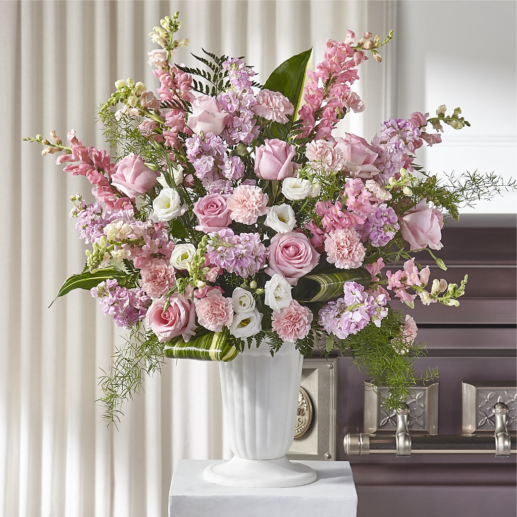 Divine Comfort Arrangement – YOUNG'S GREENHOUSE & FLOWER SHOP, Fort Wayne IN