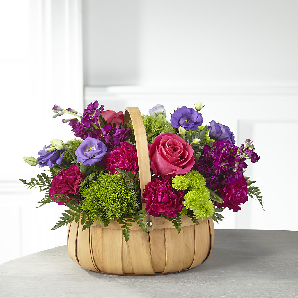 Serene Sanctuary Basket – YOUNG'S GREENHOUSE & FLOWER SHOP, Fort Wayne IN