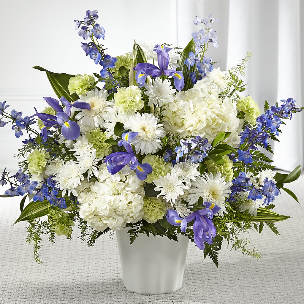 Soft Serenity Floor Basket – YOUNG'S GREENHOUSE & FLOWER SHOP, Fort Wayne IN
