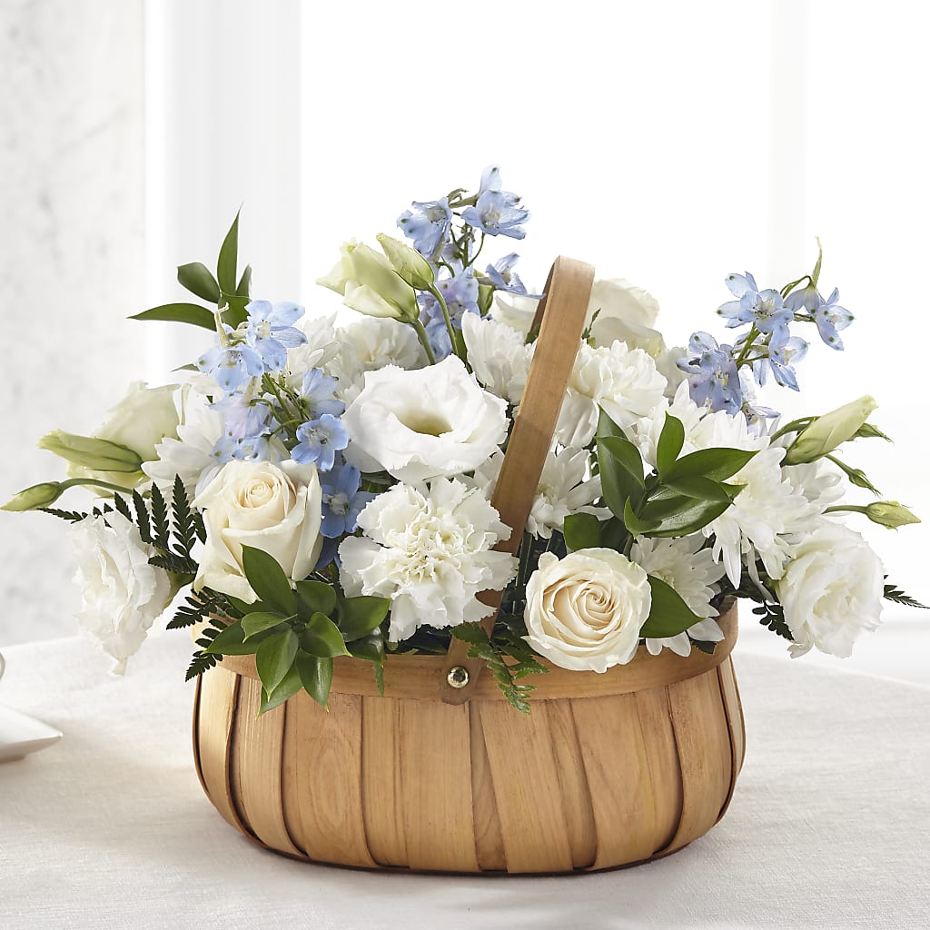 Sincerely Heartfelt Basket – YOUNG'S GREENHOUSE & FLOWER SHOP, Fort Wayne IN