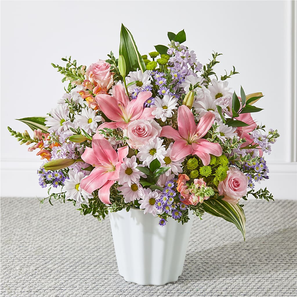 Abundant Compassion Floor Basket – YOUNG'S GREENHOUSE & FLOWER SHOP, Fort Wayne IN