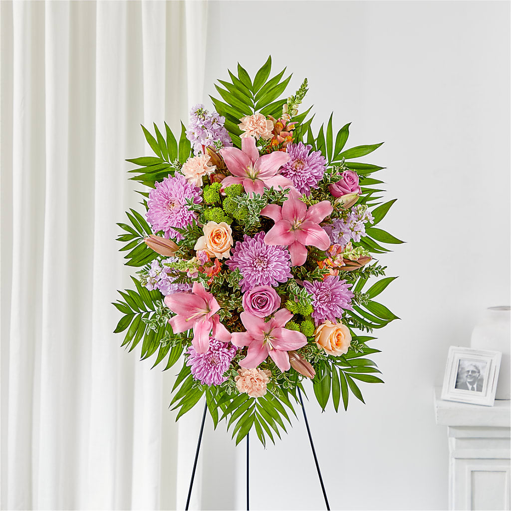 Love & Light Standing Spray – YOUNG'S GREENHOUSE & FLOWER SHOP, Fort Wayne IN