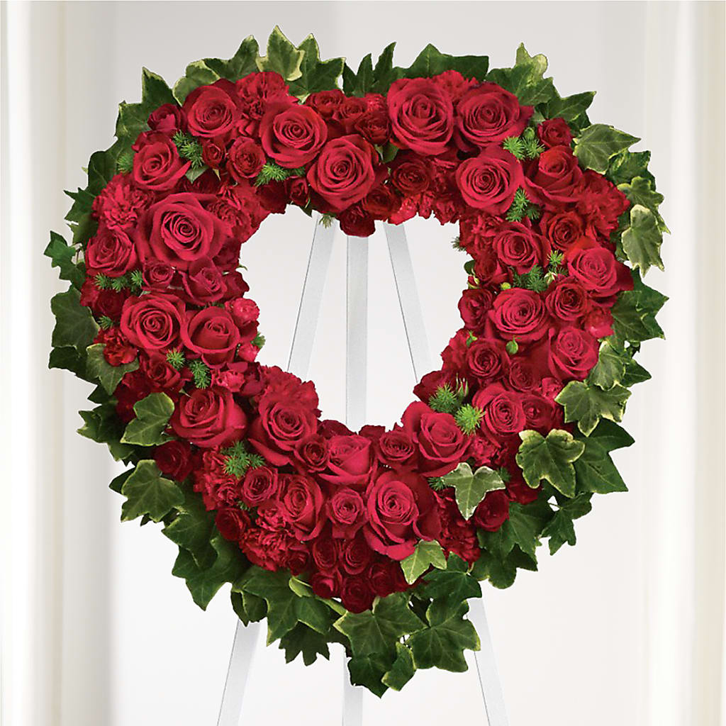 Wholehearted Standing Spray – YOUNG'S GREENHOUSE & FLOWER SHOP, Fort Wayne IN