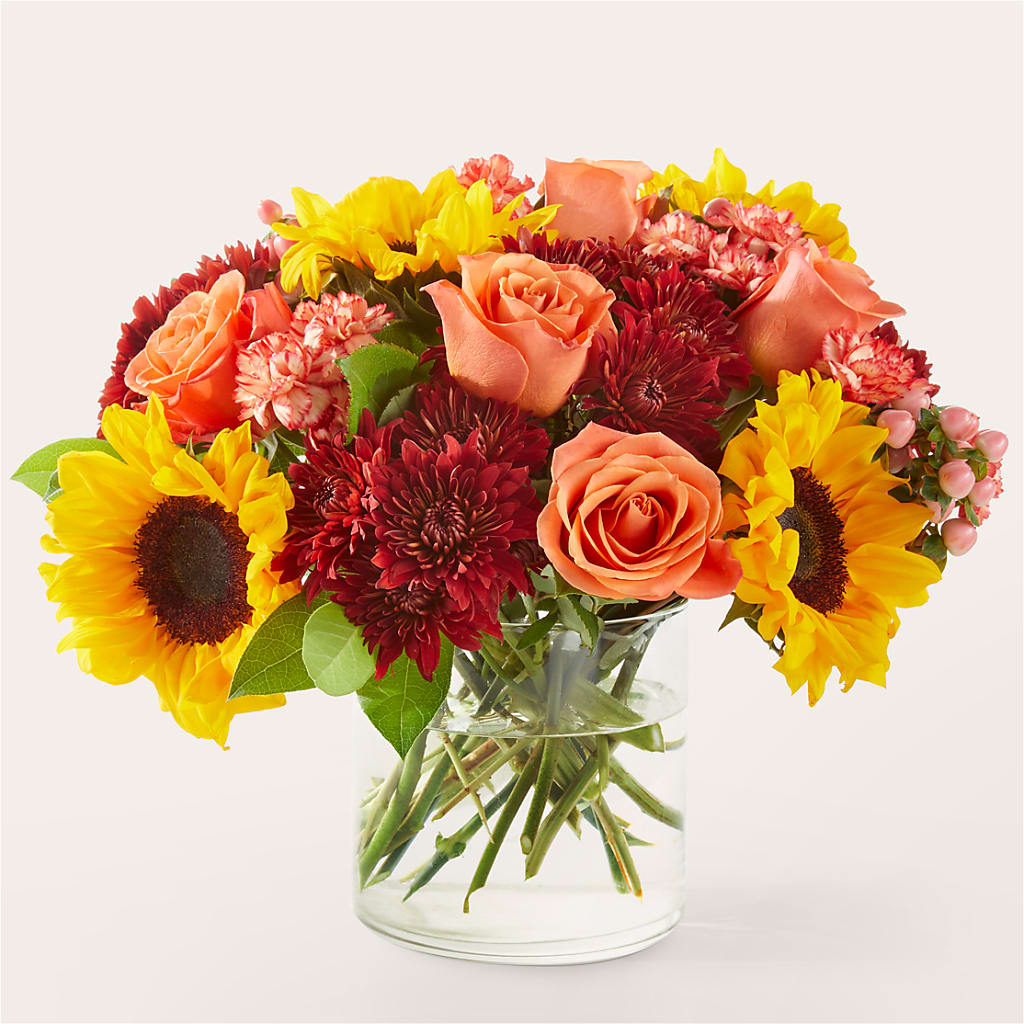 September Sunset Bouquet – YOUNG'S GREENHOUSE & FLOWER SHOP, Fort Wayne IN
