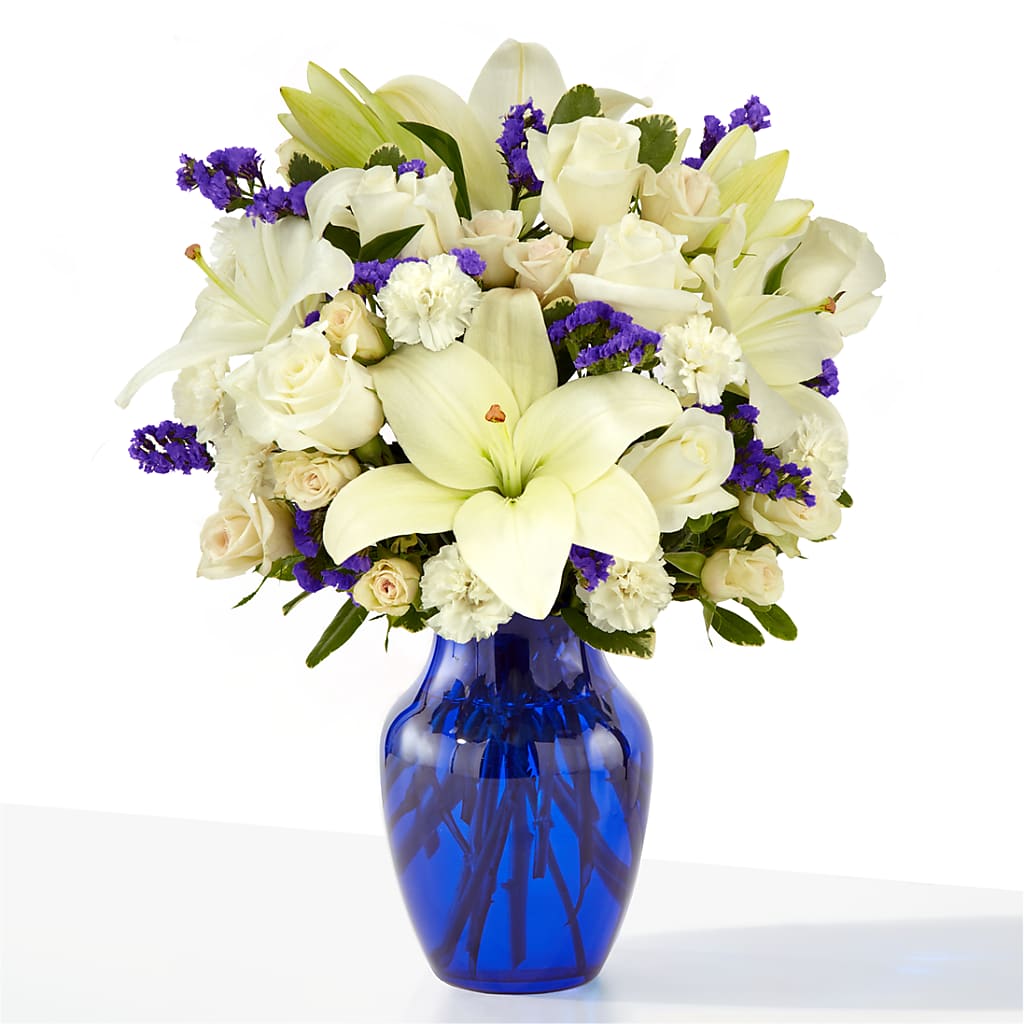 Sapphire Rush Bouquet – YOUNG'S GREENHOUSE & FLOWER SHOP, Fort Wayne IN