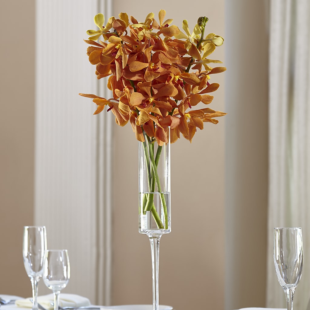 Orange Mokara Bouquet – YOUNG'S GREENHOUSE & FLOWER SHOP, Fort Wayne IN