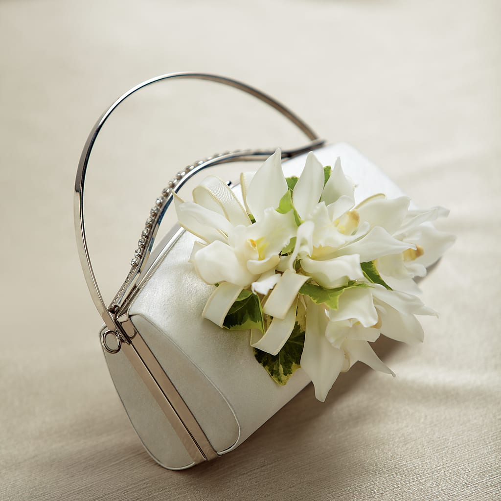 White Purse Decor – YOUNG'S GREENHOUSE & FLOWER SHOP, Fort Wayne IN