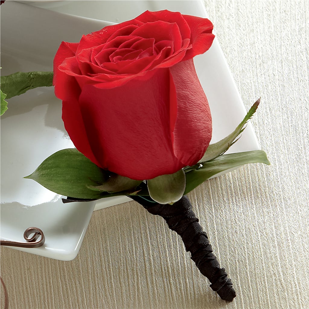 Red Rose Boutonniere – YOUNG'S GREENHOUSE & FLOWER SHOP, Fort Wayne IN