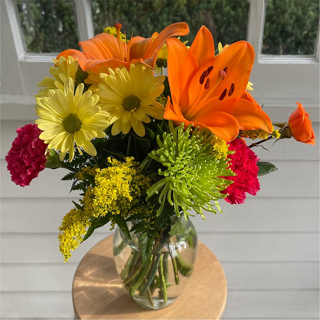 Bold & Bright – A Florist Original – YOUNG'S GREENHOUSE & FLOWER SHOP, Fort Wayne IN