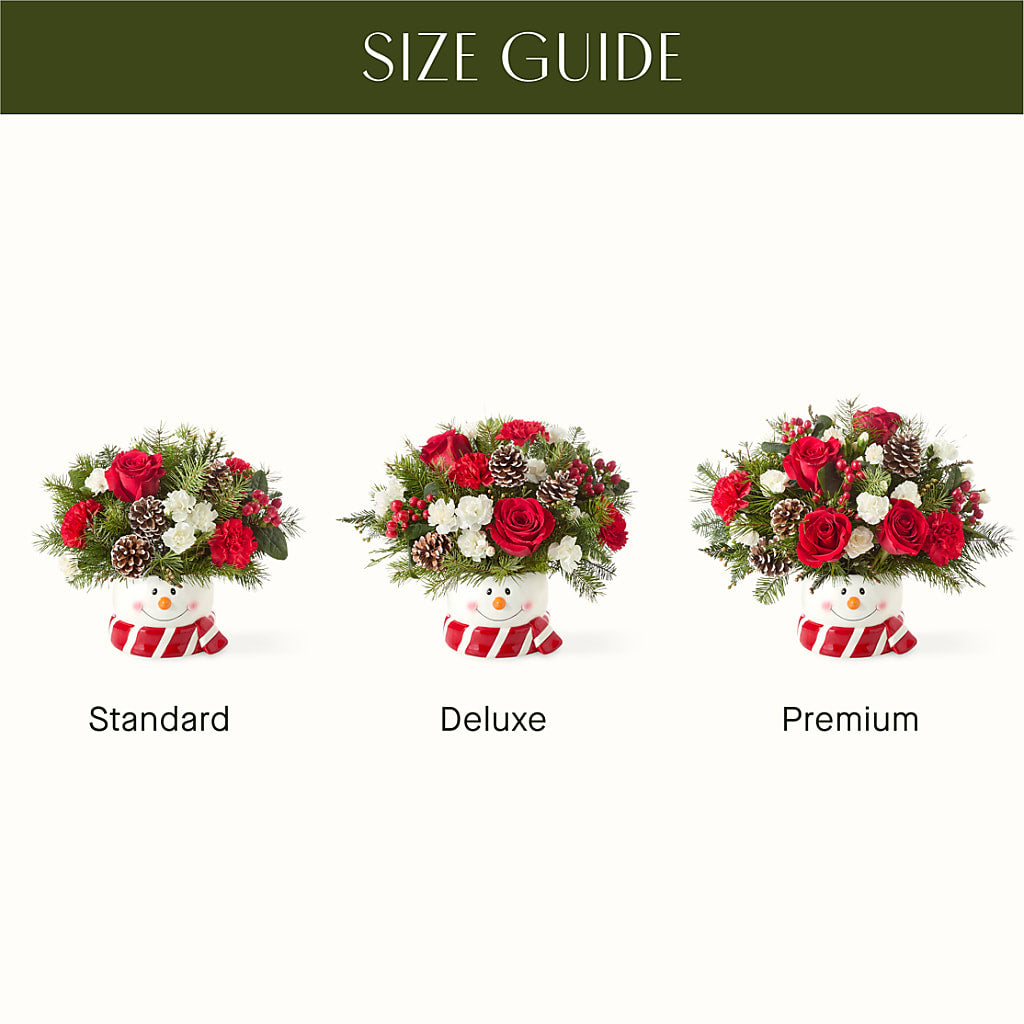 Jolly Snowman Bouquet – YOUNG'S GREENHOUSE & FLOWER SHOP, Fort Wayne IN