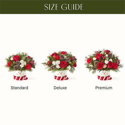 Jolly Snowman Bouquet – YOUNG'S GREENHOUSE & FLOWER SHOP, Fort Wayne IN