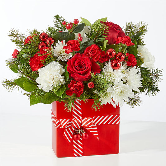 Presents Under the Tree Bouquet – YOUNG'S GREENHOUSE & FLOWER SHOP, Fort Wayne IN