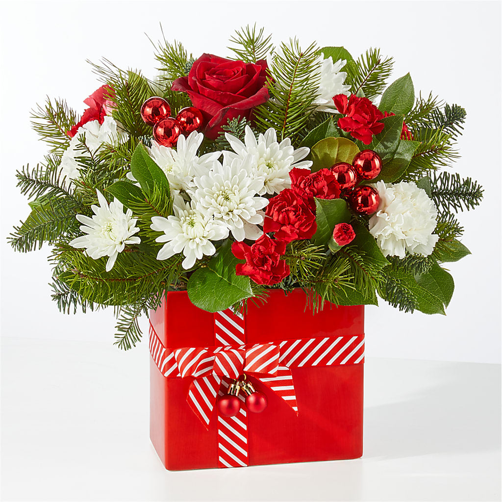 Presents Under the Tree Bouquet – YOUNG'S GREENHOUSE & FLOWER SHOP, Fort Wayne IN