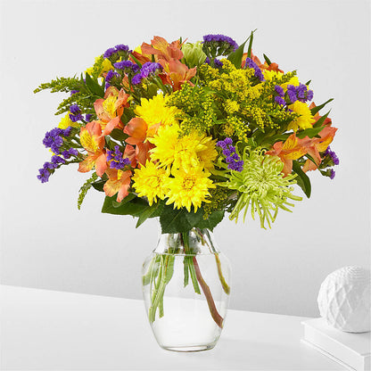 Marmalade Skies Bouquet – YOUNG'S GREENHOUSE & FLOWER SHOP, Fort Wayne IN