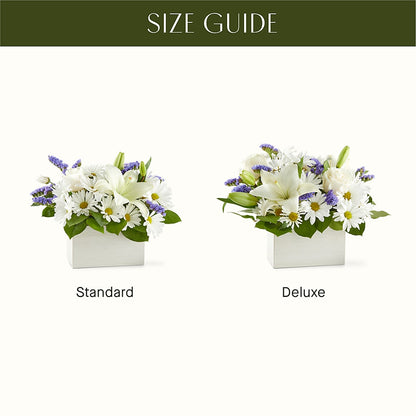 Beyond Blue Box Bouquet – YOUNG'S GREENHOUSE & FLOWER SHOP, Fort Wayne IN