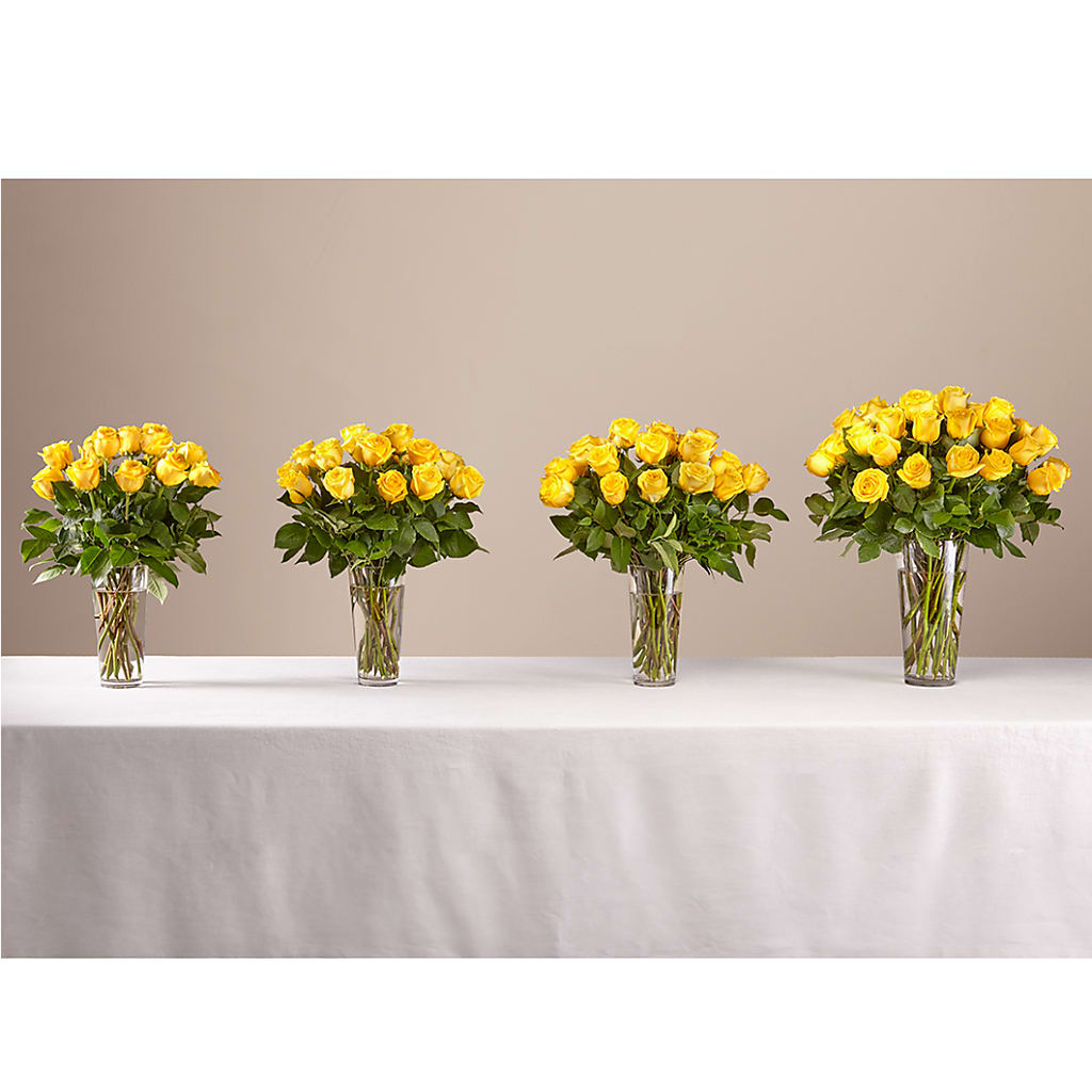 Long Stem Yellow Rose Bouquet – YOUNG'S GREENHOUSE & FLOWER SHOP, Fort Wayne IN