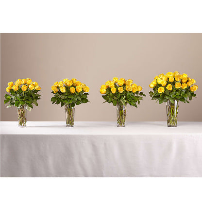 Long Stem Yellow Rose Bouquet – YOUNG'S GREENHOUSE & FLOWER SHOP, Fort Wayne IN