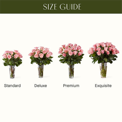 Long Stem Pink Rose Bouquet – YOUNG'S GREENHOUSE & FLOWER SHOP, Fort Wayne IN