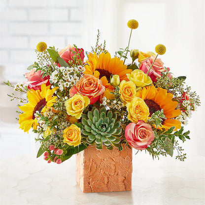 Sunflower Season Bouquet – YOUNG'S GREENHOUSE & FLOWER SHOP, Fort Wayne IN