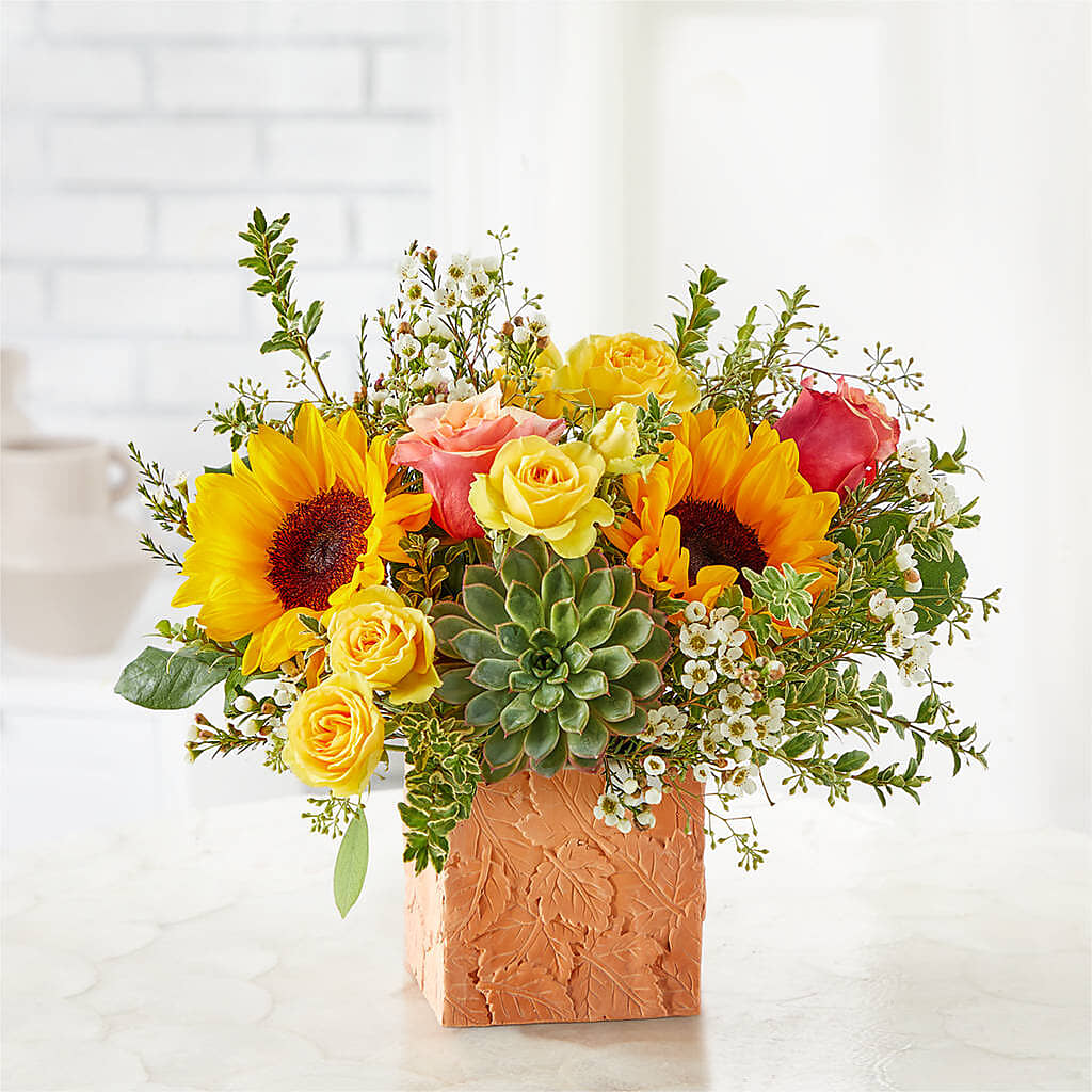 Sunflower Season Bouquet – YOUNG'S GREENHOUSE & FLOWER SHOP, Fort Wayne IN
