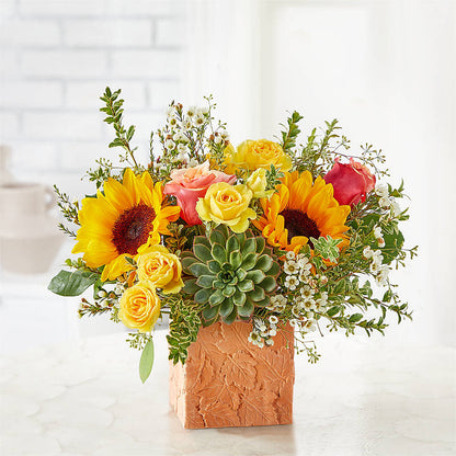 Sunflower Season Bouquet – YOUNG'S GREENHOUSE & FLOWER SHOP, Fort Wayne IN