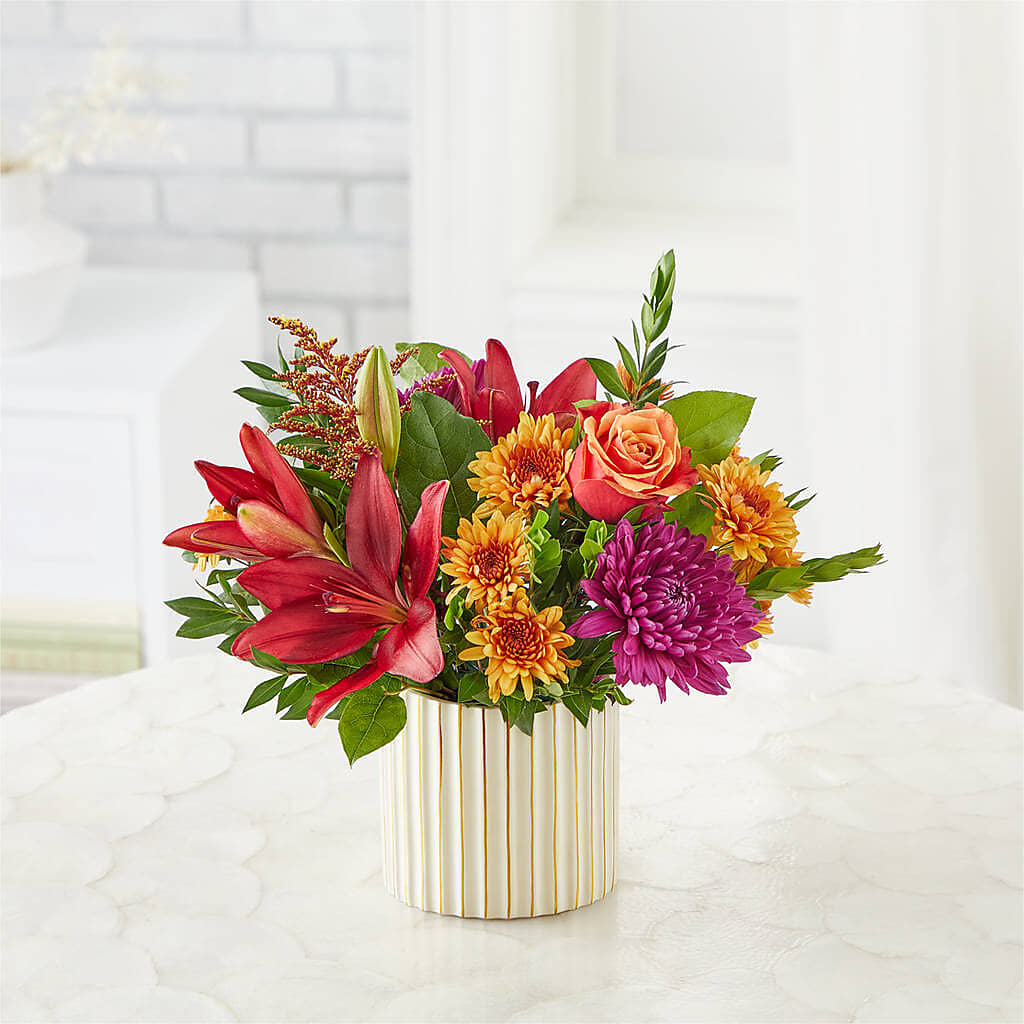 Burgundy Landscape Bouquet – YOUNG'S GREENHOUSE & FLOWER SHOP, Fort Wayne IN