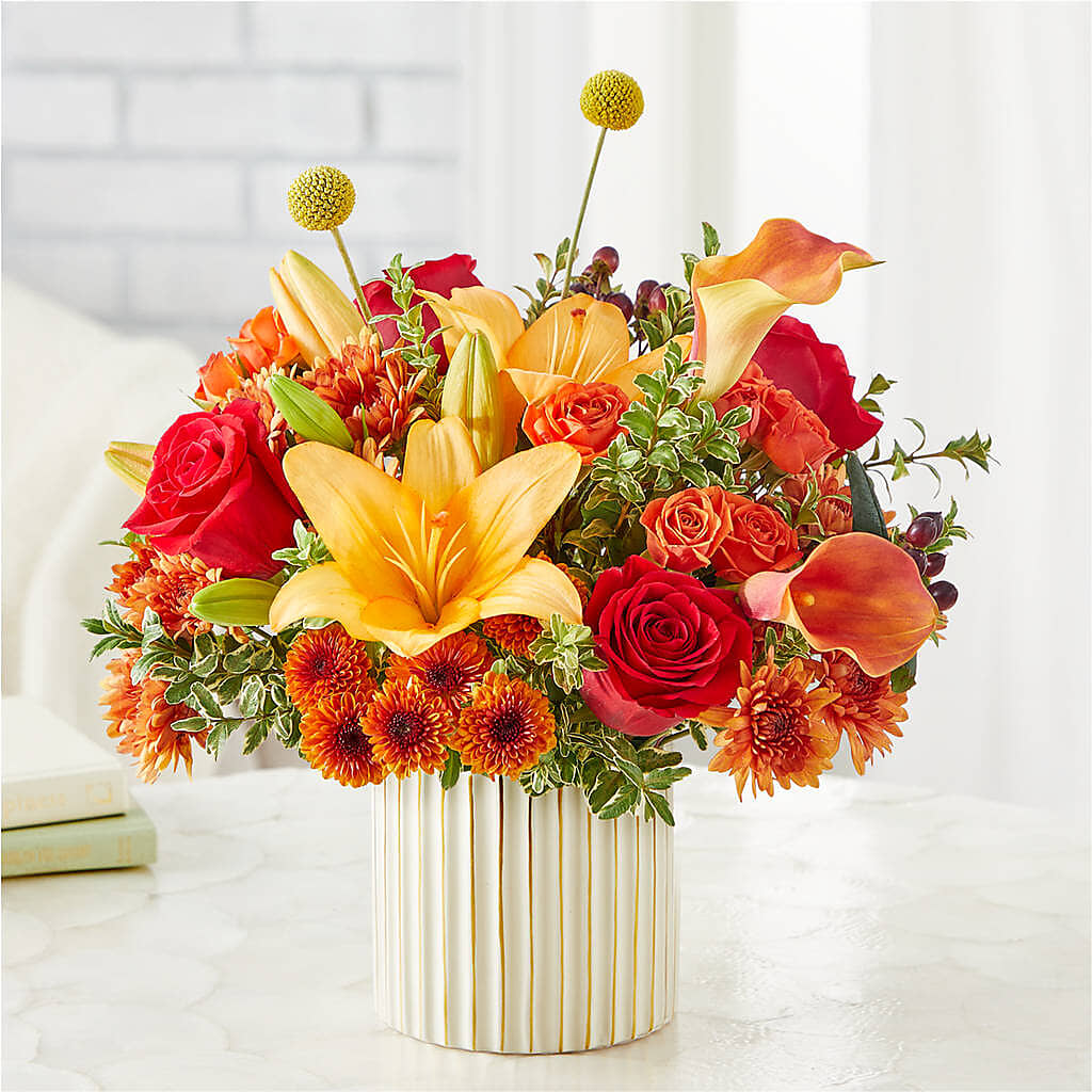 Scarlet Skies Bouquet – YOUNG'S GREENHOUSE & FLOWER SHOP, Fort Wayne IN