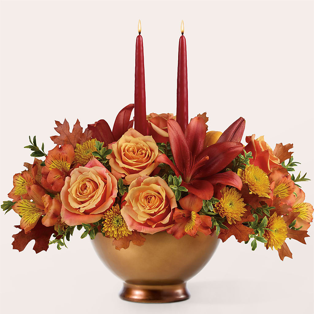 Harvest Table Centerpiece – YOUNG'S GREENHOUSE & FLOWER SHOP, Fort Wayne IN