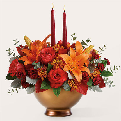 Fruits of Fall Centerpiece – YOUNG'S GREENHOUSE & FLOWER SHOP, Fort Wayne IN