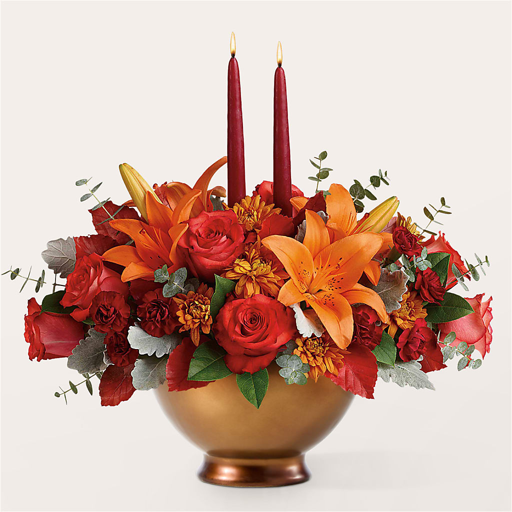 Fruits of Fall Centerpiece – YOUNG'S GREENHOUSE & FLOWER SHOP, Fort Wayne IN