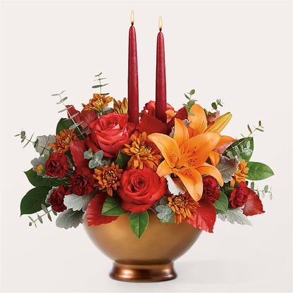 Fruits of Fall Centerpiece – YOUNG'S GREENHOUSE & FLOWER SHOP, Fort Wayne IN