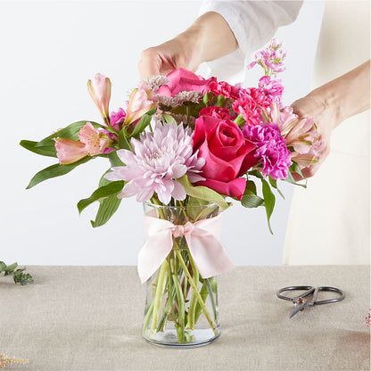 Pink Ribbon - A Florist Original – YOUNG'S GREENHOUSE & FLOWER SHOP, Fort Wayne IN