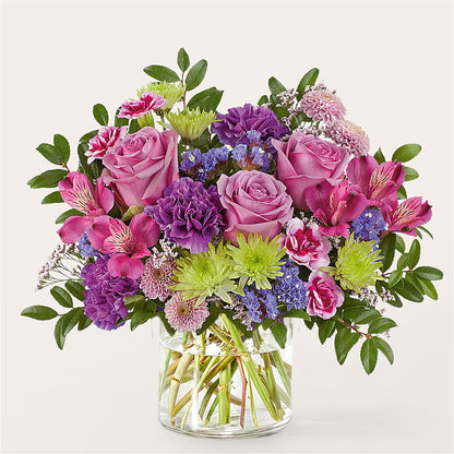 Glass Half Full Bouquet – YOUNG'S GREENHOUSE & FLOWER SHOP, Fort Wayne IN