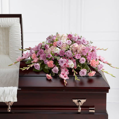 Immorata Casket Spray – YOUNG'S GREENHOUSE & FLOWER SHOP, Fort Wayne IN