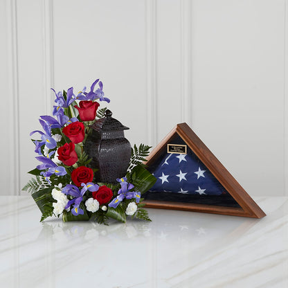 Patriotic Tribute Arrangement – YOUNG'S GREENHOUSE & FLOWER SHOP, Fort Wayne IN