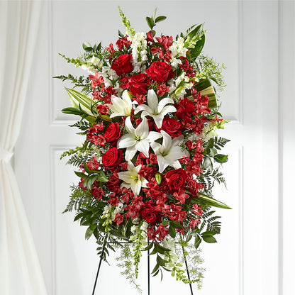 Everlasting Memory Standing Spray – YOUNG'S GREENHOUSE & FLOWER SHOP, Fort Wayne IN