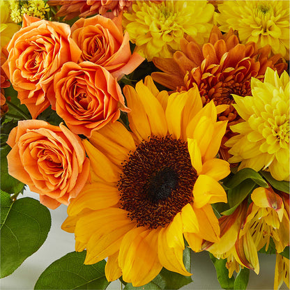 Autumn Harmony Centerpiece – YOUNG'S GREENHOUSE & FLOWER SHOP, Fort Wayne IN