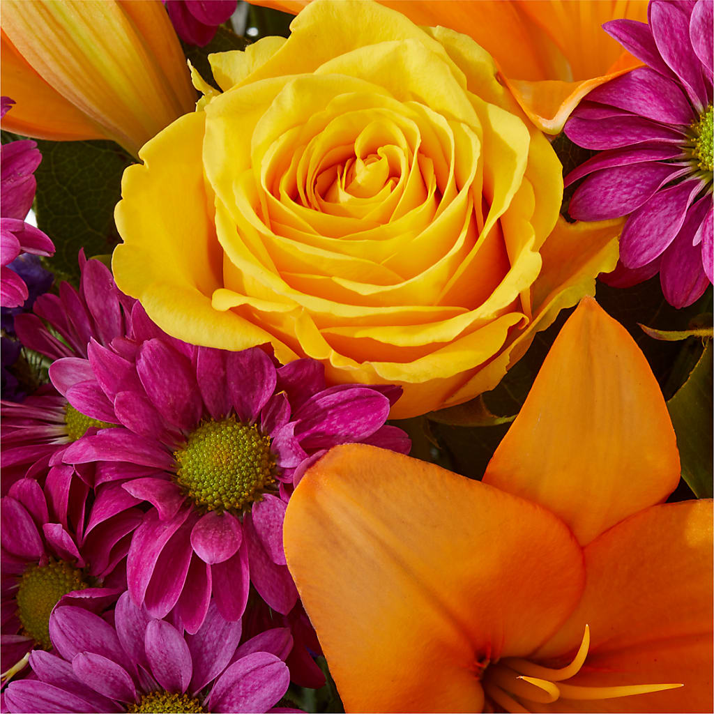 Colorful Visions Bouquet – YOUNG'S GREENHOUSE & FLOWER SHOP, Fort Wayne IN