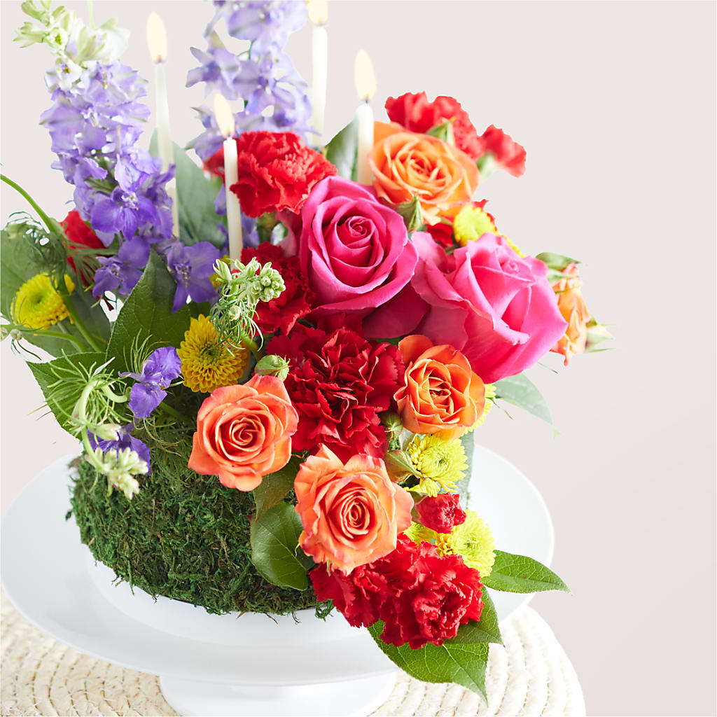 Best Year Yet Floral Cake – YOUNG'S GREENHOUSE & FLOWER SHOP, Fort Wayne IN