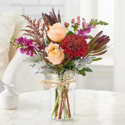 Moody Hues Bouquet – YOUNG'S GREENHOUSE & FLOWER SHOP, Fort Wayne IN