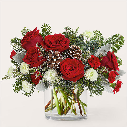 Yule Cheer Bouquet – YOUNG'S GREENHOUSE & FLOWER SHOP, Fort Wayne IN