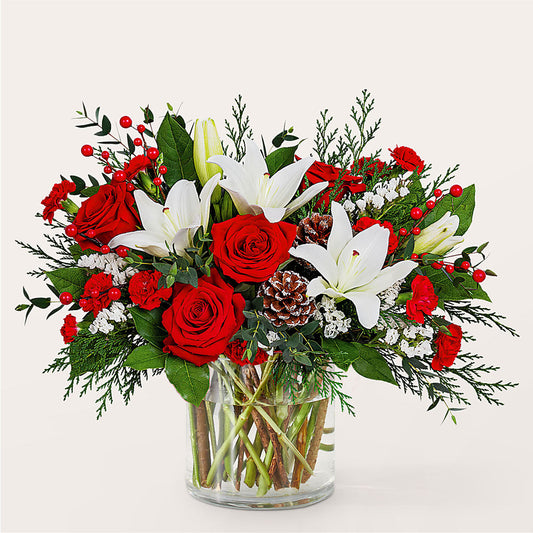 Best in Snow Bouquet – YOUNG'S GREENHOUSE & FLOWER SHOP, Fort Wayne IN