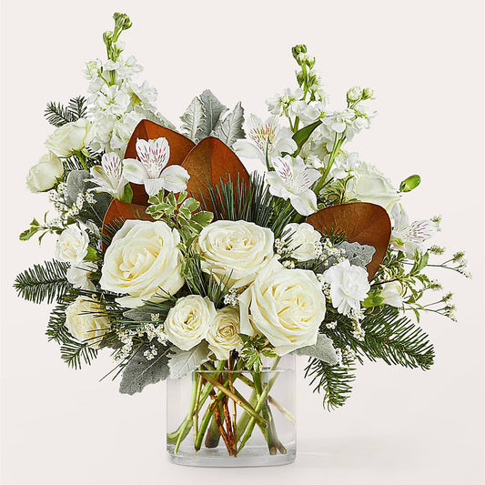 Fresh Snowfall Bouquet – YOUNG'S GREENHOUSE & FLOWER SHOP, Fort Wayne IN