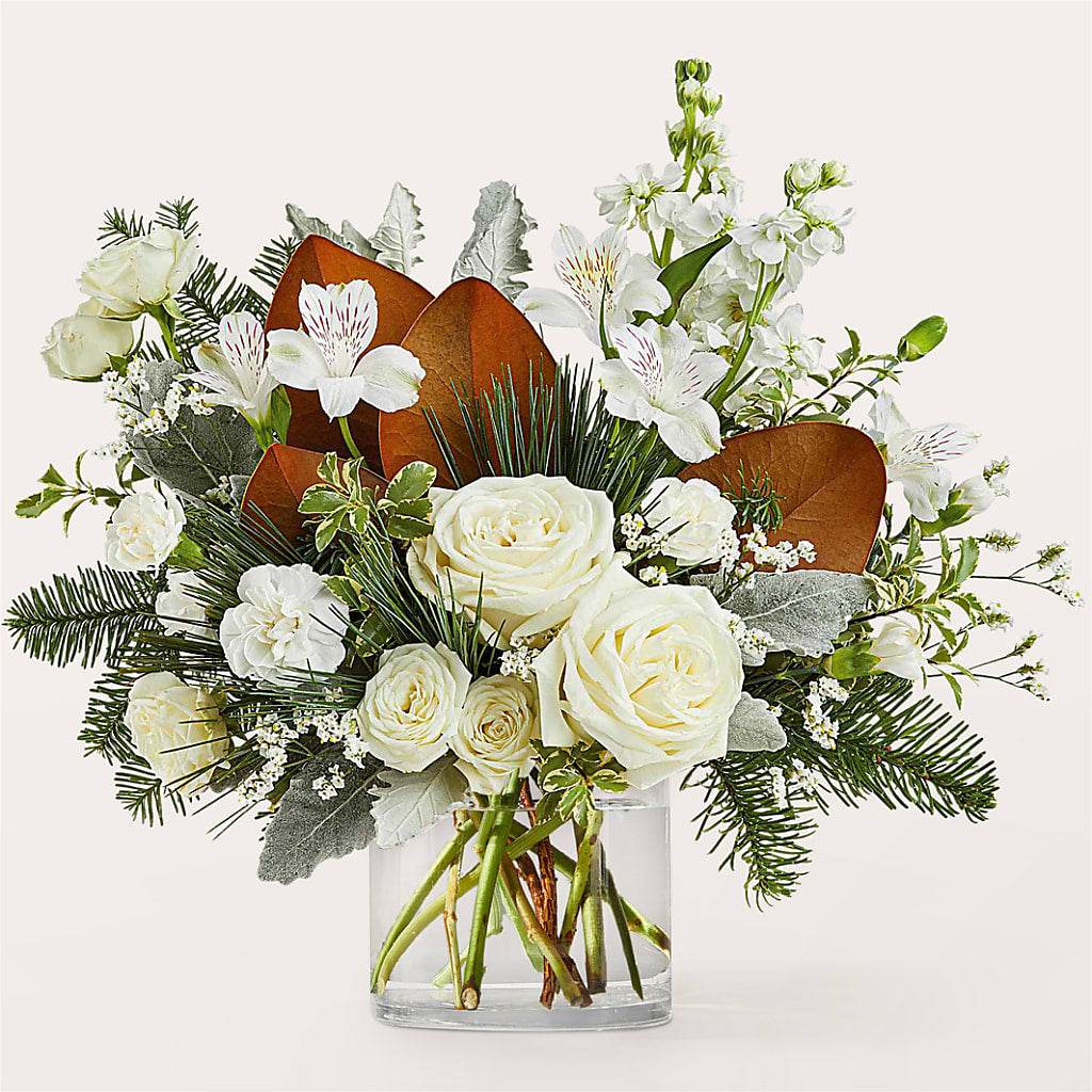 Fresh Snowfall Bouquet – YOUNG'S GREENHOUSE & FLOWER SHOP, Fort Wayne IN